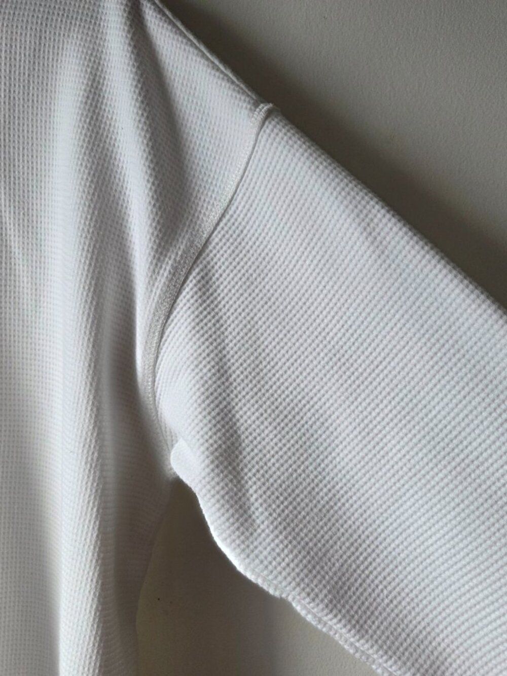 Like New Land's End White Mock Neck Waffle Size Xl Womens — image 6 of 8